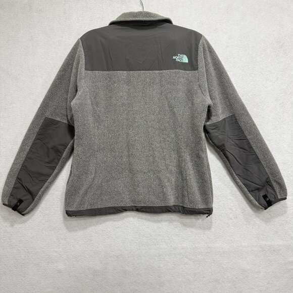 North Face Jacket Womens Medium Gray Fleece Polartec Full Zip Outdoors Pockets - Picture 10 of 11